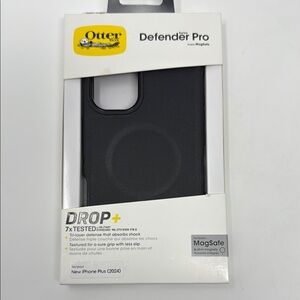 OtterBox Black Protective Case for iPhone Plus Defender Pro 77-96003 4204T